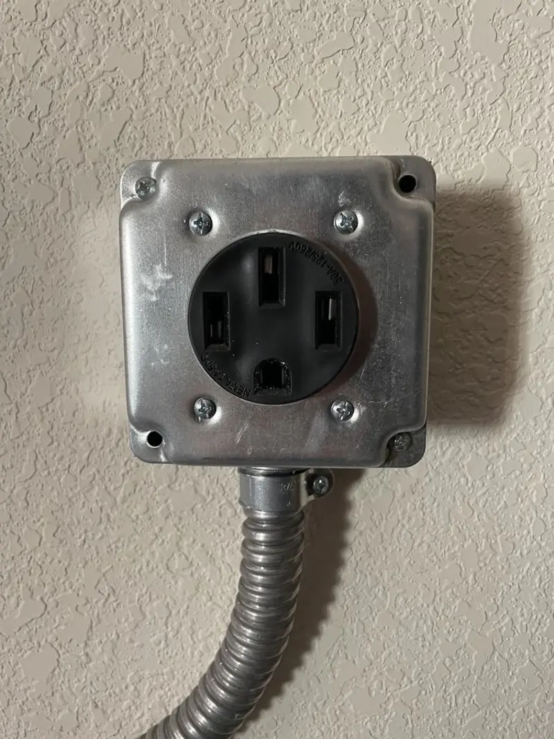 NEMA 14-50 outlet installed for Electrical Panel Upgrade in State College